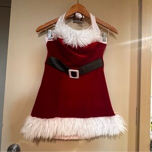 Red and White mean girls santa dress just dry cleaned and ready to wear!